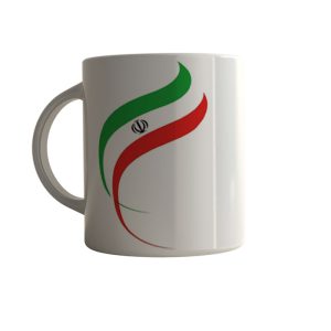 ماگ چاپلینو طرح پرچم ایران کد M031